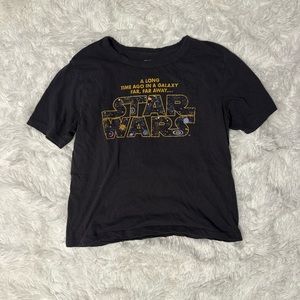 Star Wars Cropped Graphic T-Shirt